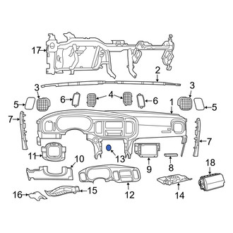 Dodge OE - Ignition Switch Bezel
