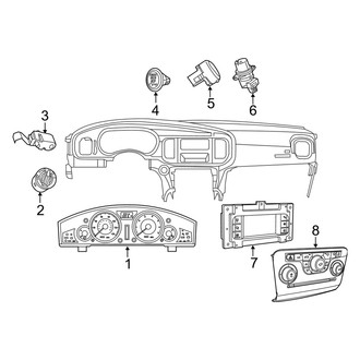 Dodge OE - Instrument Panel - Cluster & Switches