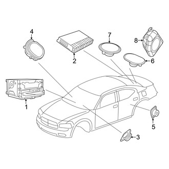 Dodge OE - Instrument Panel - Sound System
