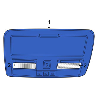 Dodge OE - Upper Overhead Console