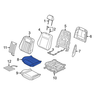 Dodge OE - Rear Seat Cover