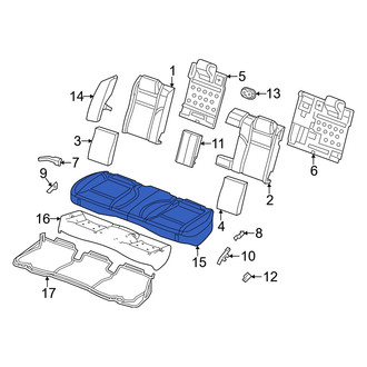 Dodge OE - Rear Seat Cover