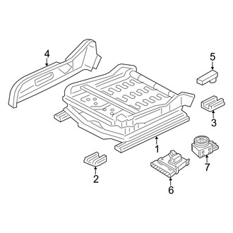 Dodge OE - Seats & Tracks - Tracks & Components (Passenger Seat)