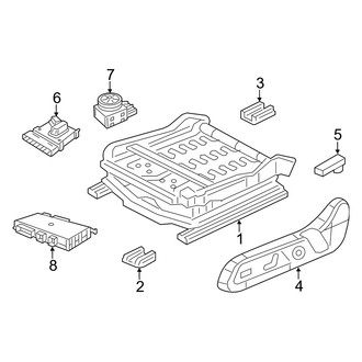 Dodge OE - Seats & Tracks - Tracks & Components (Driver Seat)