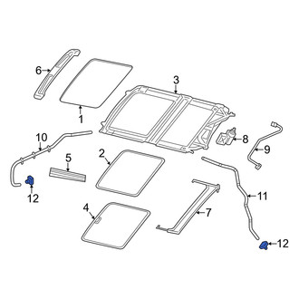 Dodge OE - Sunroof Drain Hose Grommet