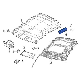 Dodge OE - Front Interior Grab Bar