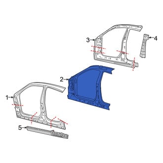 Dodge OE - Left Center Uniside