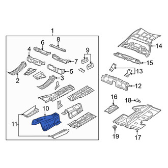 Dodge OE - Floor Pan Reinforcement