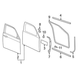 Dodge OE - Front Door - Door & Components