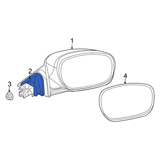 Dodge OE - Left Door Mirror Gasket