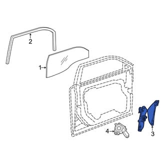Dodge OE - Front Left Door Panel Carrier