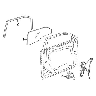Dodge OE - Front Door - Glass & Hardware