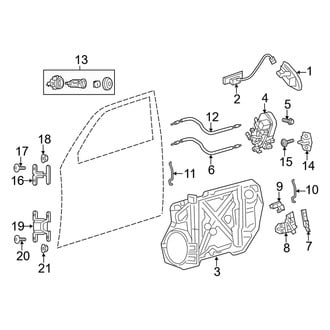 Dodge OE - Front Door - Lock & Hardware