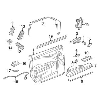 Dodge OE - Front Door - Interior Trim