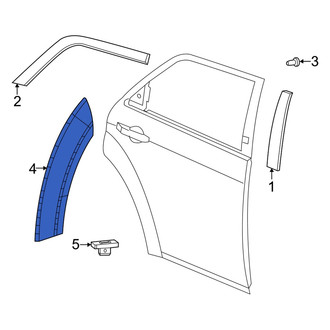 Dodge OE - Rear Right Rearward Fender Flare