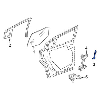Dodge OE - Rear Window Regulator Guide
