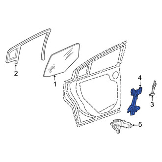 Dodge OE - Front Right Door Panel Carrier