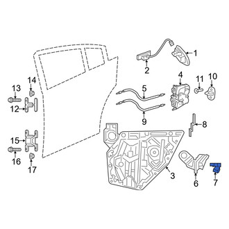 Dodge OE - Right Door Latch Bracket