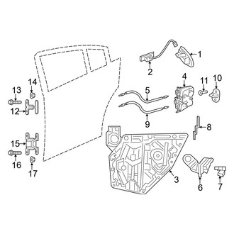 Dodge OE - Rear Door - Lock & Hardware