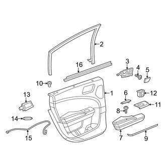 Dodge OE - Rear Door - Interior Trim
