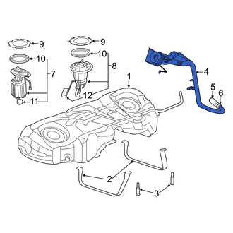 Dodge OE - Fuel Tank Filler Neck