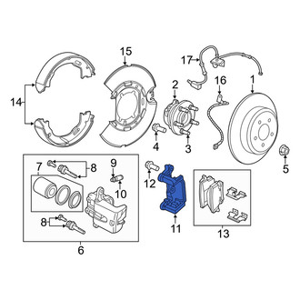 Dodge OE - Rear Disc Brake Caliper Bracket