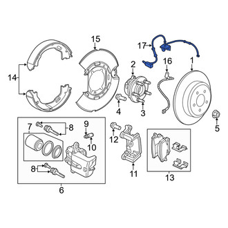 Dodge OE - Front ABS Wheel Speed Sensor