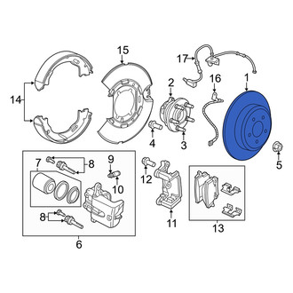 Dodge OE - Rear Disc Brake Rotor