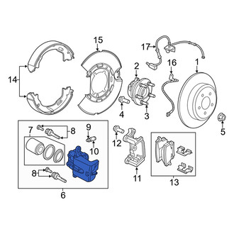 Dodge OE - Rear Right Disc Brake Caliper
