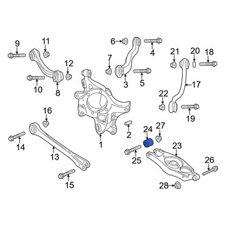 Dodge OE - Front Lower Forward Suspension Control Arm Bushing