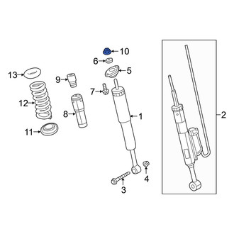 Dodge OE - Rear Upper Suspension Shock Absorber Nut