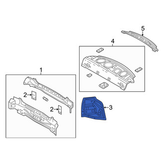 Dodge OE - Rear Left Tail Light Pocket