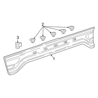 Dodge OE - Rear Lamps - Backup Lamps