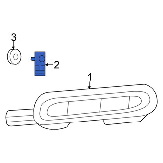 Dodge OE - Rear Center High Mount Stop Light Bracket