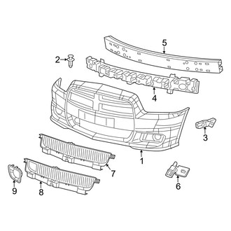 Dodge OE - Front Bumper - Bumper & Components (SRT8)