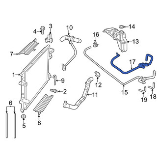 Dodge OE - Engine Coolant Overflow Hose