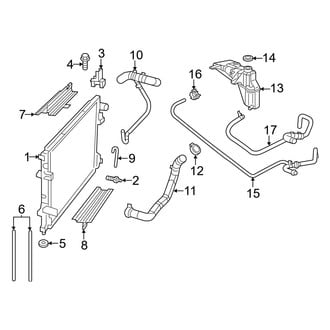 Dodge OE - Cooling - Radiator & Components (Primary Radiator), (6.2L)