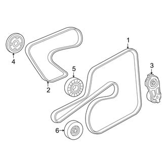 Dodge OE - Cooling - Belts & Pulleys (6.2L)