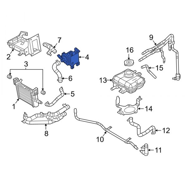 Engine Auxiliary Water Pump