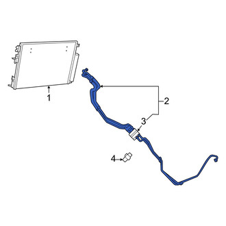 Dodge OE - Automatic Transmission Oil Cooler Hose Assembly