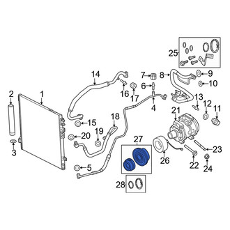 Dodge OE - A/C Compressor Clutch Pulley