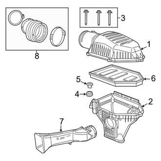 Dodge OE - Engine - Air Intake (6.2L)