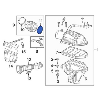 Dodge OE - Engine Air Duct Clamp