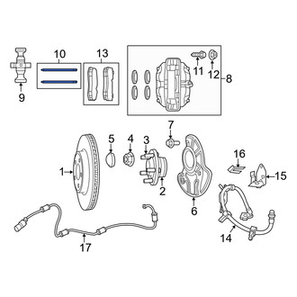 Dodge OE - Front Disc Brake Caliper Pin