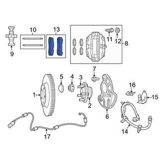 Dodge OE - Front Disc Brake Pad Set