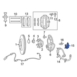 Dodge OE - Left Brake Hydraulic Line Bracket