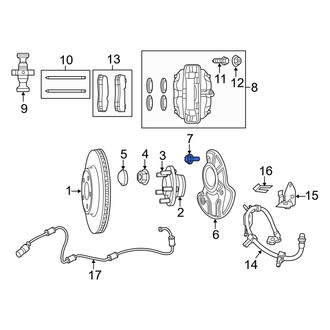 Dodge OE - Brake Dust Shield Bolt