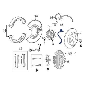 Dodge OE - Rear Right Brake Hydraulic Hose
