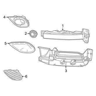 Dodge OE - Front Lamps - Fog Lamps