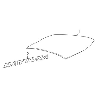Dodge OE - Stripe Tape & Decals - Stripe Tape (Daytona Package)